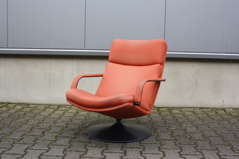 Stoffig Lounge heelal Artifort F142 fauteuil - Niet Nieuw Design